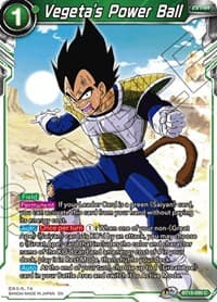 Vegeta's Power Ball - Saiyan Showdown - Dragon Ball Super: Masters card