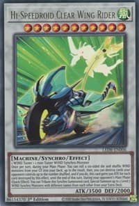 Hi-Speedroid Clear Wing Rider - Legendary Duelists: Synchro Storm - YuGiOh card