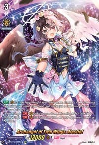 Archangel of Twin Wings, Alestiel (LSR) - D-LBT01: Lyrical Melody - Cardfight Vanguard card