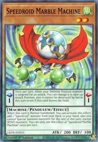 Speedroid Marble Machine - Legendary Duelists: Synchro Storm - YuGiOh card