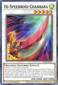 Hi-Speedroid Chanbara - Legendary Duelists: Synchro Storm - YuGiOh card