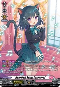 Heartfelt Song, Loronerol (SP) - D-LBT01: Lyrical Melody - Cardfight Vanguard card