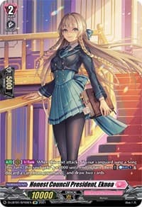 Honest Council President, Eknoa (SP) - D-LBT01: Lyrical Melody - Cardfight Vanguard card