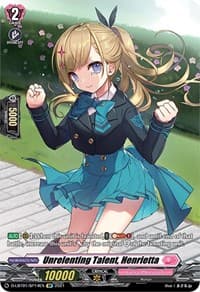 Unrelenting Talent, Henrietta (SP) - D-LBT01: Lyrical Melody - Cardfight Vanguard card