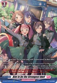 Aim to be the Strongest Idol! (SP) - D-LBT01: Lyrical Melody - Cardfight Vanguard card
