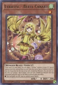 Lyrilusc - Beryl Canary - Legendary Duelists: Synchro Storm - YuGiOh card