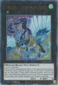 Lyrilusc - Ensemblue Robin - Legendary Duelists: Synchro Storm - YuGiOh card