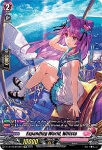Expanding World, Wilista (SP) - D-LBT01: Lyrical Melody - Cardfight Vanguard card