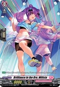 Brilliance in the Ore, Wilista (SP) - D-LBT01: Lyrical Melody - Cardfight Vanguard card