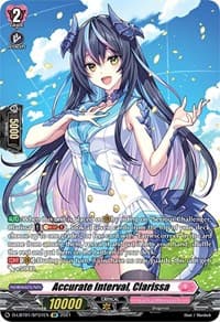 Accurate Interval, Clarissa (SP) - D-LBT01: Lyrical Melody - Cardfight Vanguard card