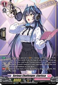 Serious Challenger, Clarissa (SP) - D-LBT01: Lyrical Melody - Cardfight Vanguard card
