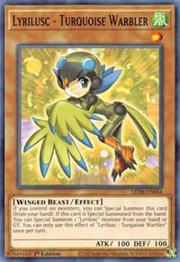 Lyrilusc - Turquoise Warbler - Legendary Duelists: Synchro Storm - YuGiOh card