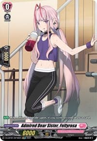 Admired Dear Sister, Feltyrosa (SP) - D-LBT01: Lyrical Melody - Cardfight Vanguard card