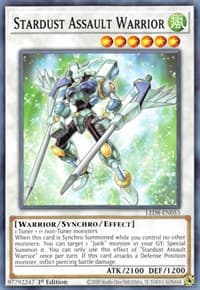 Stardust Assault Warrior - Legendary Duelists: Synchro Storm - YuGiOh card