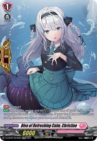 Diva of Refreshing Calm, Christine (SP) - D-LBT01: Lyrical Melody - Cardfight Vanguard card