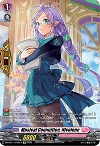 Musical Committee, Nicolene (SP) - D-LBT01: Lyrical Melody - Cardfight Vanguard card