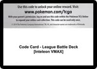 Code Card - League Battle Deck [Inteleon VMAX] - Miscellaneous Cards & Products - Pokemon card
