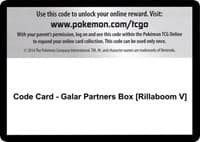 Code Card - Galar Partners Box [Rillaboom V] - SWSH01: Sword & Shield Base Set - Pokemon card