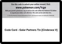 Code Card - Galar Partners Tin [Cinderace V] - SWSH01: Sword & Shield Base Set - Pokemon card