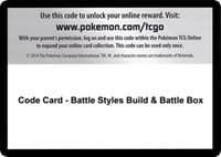 Code Card - Battle Styles Build & Battle Box - SWSH05: Battle Styles - Pokemon card
