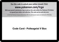 Code Card - Polteageist V Box - SWSH02: Rebel Clash - Pokemon card