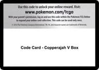 Code Card - Copperajah V Box - SWSH02: Rebel Clash - Pokemon card