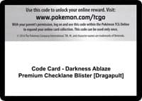 Code Card - Darkness Ablaze Premium Checklane Blister [Grimmsnarl] - SWSH03: Darkness Ablaze - Pokemon card