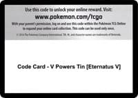 Code Card - V Powers Tin [Eternatus V] - Miscellaneous Cards & Products - Pokemon card