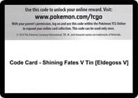 Code Card - Shining Fates V Tin [Eldegoss V] - Shining Fates - Pokemon card