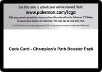 Code Card - Champion's Path Booster Pack - Champion's Path - Pokemon card