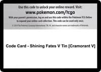 Code Card - Shining Fates V Tin [Cramorant V] - Shining Fates - Pokemon card
