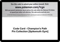 Code Card - Champion's Path Pin Collection [Spikemuth Gym] - Champion's Path - Pokemon card