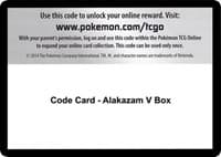 Code Card - Alakazam V Box - SWSH04: Vivid Voltage - Pokemon card