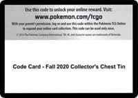 Code Card - Fall 2020 Collector's Chest Tin - SWSH04: Vivid Voltage - Pokemon card