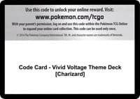 Code Card - Vivid Voltage Theme Deck [Charizard] - SWSH04: Vivid Voltage - Pokemon card