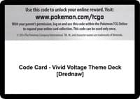 Code Card - Vivid Voltage Theme Deck [Drednaw] - SWSH04: Vivid Voltage - Pokemon card