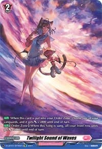 Twilight Sound of Waves (SP) - D-LBT01: Lyrical Melody - Cardfight Vanguard card