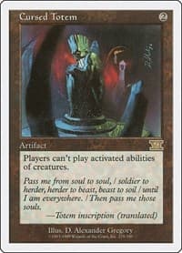 Cursed Totem - Classic Sixth Edition - Magic: The Gathering card
