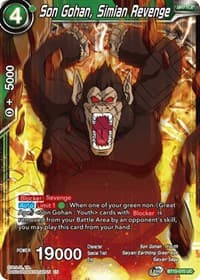 Son Gohan, Simian Revenge - Saiyan Showdown - Dragon Ball Super: Masters card