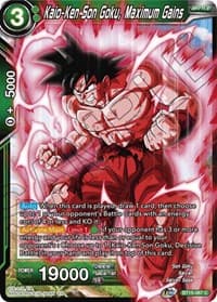 Kaio-Ken Son Goku, Maximum Gains - Saiyan Showdown - Dragon Ball Super: Masters card
