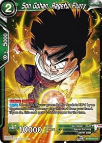 Son Gohan, Rageful Flurry - Saiyan Showdown - Dragon Ball Super: Masters card
