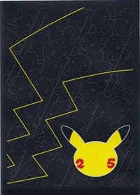 Pokemon TCG: Celebrations Elite Trainer Box Card Sleeves - 25 Pikachu (65 Pack) - Pokemon International Card Sleeves - Card Sleeves card