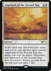 Approach of the Second Sun - Unique and Miscellaneous Promos - Magic: The Gathering card
