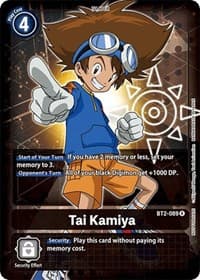 Tai Kamiya - BT2-089 (Official Tournament Pack Vol.3) - Release Special Booster 1.0 - Digimon Card Game card