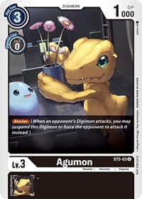 Agumon (Official Tournament Pack Vol.3) - Starter Deck 05: Machine Black - Digimon Card Game card