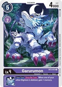 Garurumon - BT2-073 (Official Tournament Pack Vol.3) - Release Special Booster 1.0 - Digimon Card Game card