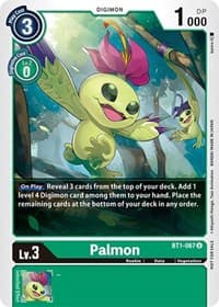 Palmon (Official Tournament Pack Vol.3) - Release Special Booster 1.0 - Digimon Card Game card