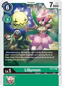Lillymon (Official Tournament Pack Vol.3) - Starter Deck 04: Giga Green - Digimon Card Game card