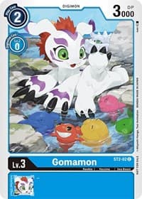Gomamon (Official Tournament Pack Vol.3) - Starter Deck 02: Cocytus Blue - Digimon Card Game card
