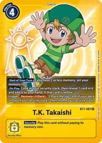 T.K. Takaishi (Official Tournament Pack Vol.3) - Release Special Booster 1.0 - Digimon Card Game card